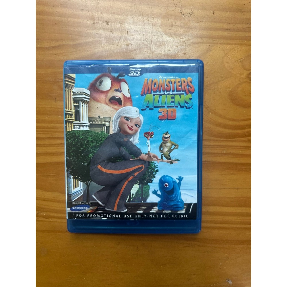 Monsters vs Aliens Blu-ray DVD 3D Promotional Movie